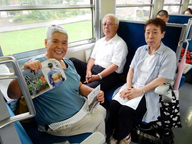 2015/7/18　只見線に乗って　からむし織の里フェアに行こう